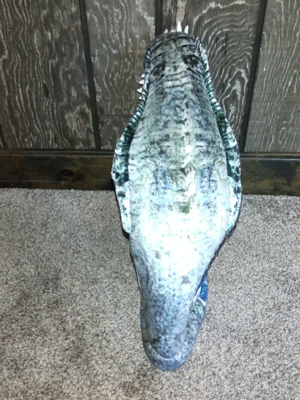 Jurassic World Blue Velociraptor Plus Head Costume Mask Dan Dee Dinosaur 17